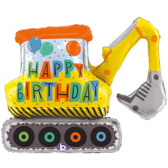 Б Шар (31"/79 см) Фигура, HB, Экскаватор, 1 шт. в уп.