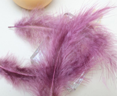 Перья, Бургундия, 12-15 см, 50 шт.