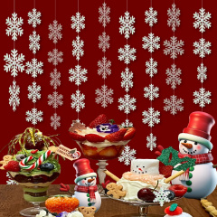 Гирлянда-подвеска, Снежинки, Голография, 200 см, 1 уп.