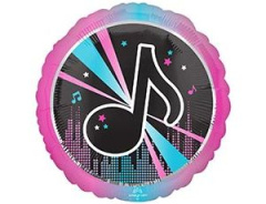 A Шар (28"/71 см) Круг, Блогер, 1 шт. в уп.